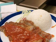 洋葱鸡扒饭-明记港式烧腊茶餐厅(下沙店)
