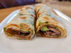 葱饼卷牛肉-台北楚楚园馅饼粥(虹桥南丰城店)