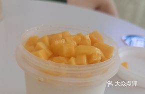 Cantonese Mango Double-Layer Milk Custard