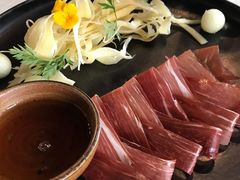三年金钱火腿配大理手撕乳扇-泓0871臻选云南菜·味庄