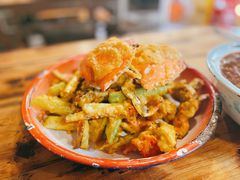 咸蛋黄炒蟹-夹夹大·蟹蟹大排档(财富又一城店)