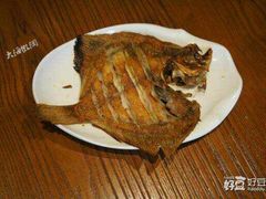 香煎多宝鱼-多喜客海鲜烤肉自助烤场(百花红楼店)