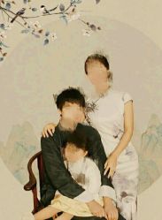 -时光纪亲子全家福照相馆(静安店母女写真父母纪念照)