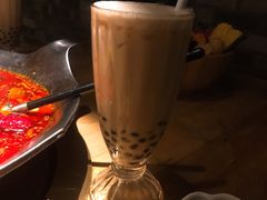 大红袍珍珠奶茶-湊湊火锅·茶憩(杭州湖滨银泰in77店)