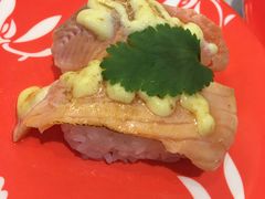 蛋黄酱火炙三文鱼-京樽回転寿司(奥林匹克店)