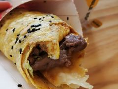 炙烤雪花牛肉煎饼-2颗鸡蛋煎饼(北京路天河城店)
