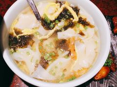 虾仁鸡汤馄炖-绿茶餐厅(华联万柳店)