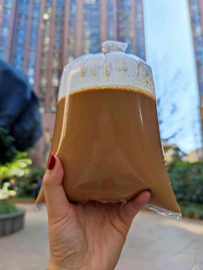 老挝手标奶咖(和谐世纪店)-"喝惯了瓶装奶茶也来试试这个独特包装的