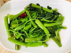 炝炒空心菜-龙潭李鸭子同乐饭店