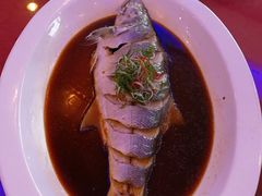 广式蒸章跳鱼-鹰龙海畔度假酒店(咸祥店)