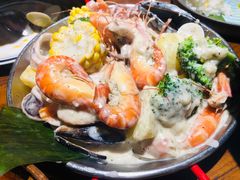 手抓海鲜蒜香奶油味-仓库南洋海鲜小排档(柳河路店)