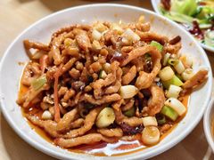 鱼香肉丝-人和水上飘(第一家店)