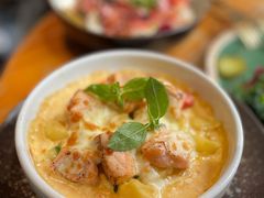三文鱼菠菜焗烤意面-O'mills Sourdough Bakery&Bistro(永嘉路店)