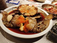 -草家酱蟹炭火烤肉店(珲春南路一店)
