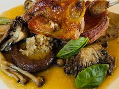 烟熏乳鸽配秋菇-Jean Georges