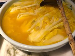 豆汤栗子娃娃菜-绿茶餐厅(乐峰广场店)