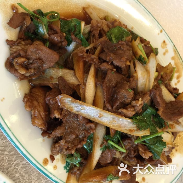 聚德华天鸿宾楼饭庄葱爆羊肉图片 - 第674张