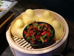 御街窝窝头配小炒肉-绿茶餐厅(乐峰广场店)