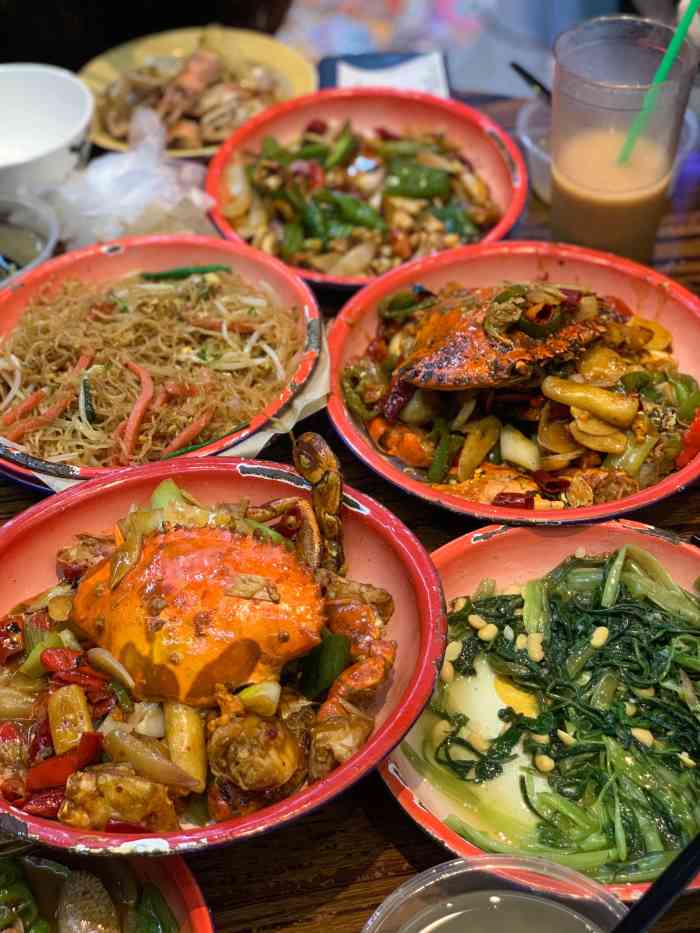 旺吉利海鲜大排档·团建聚餐-"一开始知道他们是因为点过几次外卖