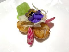 香煎扇贝佐咖喱白花菜泥-王品牛排(杭州大厦店)