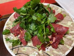 香菜牛肉-田鸭肠·非遗火锅(彭州店)