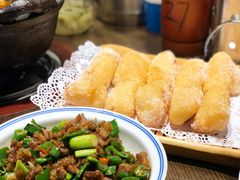 -廖师傅大蒜炒腊肉(袁家岭店)
