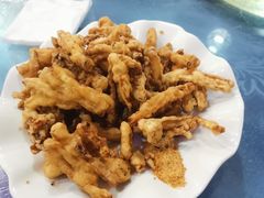 炸鲜菇-钰田大院·碳烤虹鳟鱼·怀柔地道农家菜(雁栖湖店)