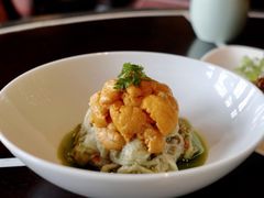 酱麻油海胆拌秋茄-杭州西子湖四季酒店·金沙厅
