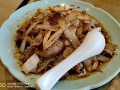 葱爆羊肉-南来顺饭庄·清真(南菜园店)