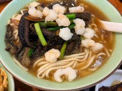 虾爆鳝面-奎元馆.百年奎元.非遗传承(西湖边的解放路店)