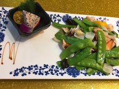兰豆炒兰花蚌-广州塔晖粤轩中餐厅