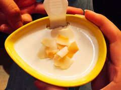 杏仁豆腐及红茶-王鼎精致料理铁板烧(世博源店)