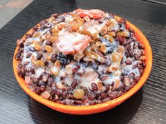 红豆炼乳刨冰-喜来顺大铜锅涮羊肉(平江道店)