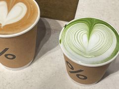 抹茶拿铁-% Arabica阿拉比卡咖啡烘焙工坊