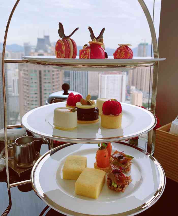 君悦酒店·大堂吧·高空下午茶