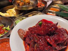 -草家酱蟹炭火烤肉店(珲春南路一店)