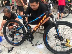 -道路口单车爱瓦士dahon大行