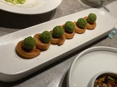 葱油饼鹅肝-木守西溪溪隐餐厅