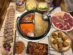 -热火朝天鲜切牛肉火锅(南强街巷店)