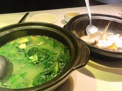 上汤皮蛋煮枸杞叶-百味馆·粤菜·湛江菜(后海花园店)