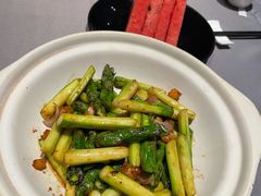 虾干酱炒芦笋-徐记海鲜(大明宫|北二环店)