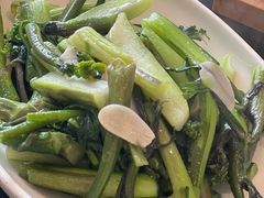 清炒菜苔-十里·东湖院子(湖北省博物馆店)
