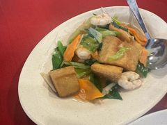 豆干炒韭葱-德成饭店