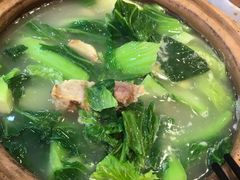 烧骨煲淋芥菜-广记餐厅(万福路店)
