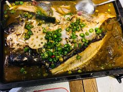 鲜青椒烤鱼-探鱼·鲜青椒爽麻烤鱼(广州花都来又来店)
