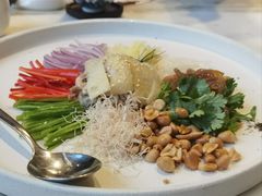 凤城海蜇捞果园鸡-顺德美的万豪酒店-万豪中餐厅