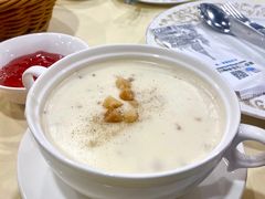 奶油鲜蘑菇汤-新侨三宝乐西餐厅(崇文门店)