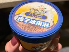 椰子冰淇淋-润园四季椰子鸡火锅(海上世界店)