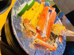 芝士烤帝王蟹腿-綱元·海鲜豆捞(明州里店)