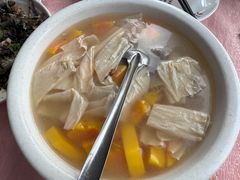 瘦肉腐竹滚木瓜-天强农家菜馆